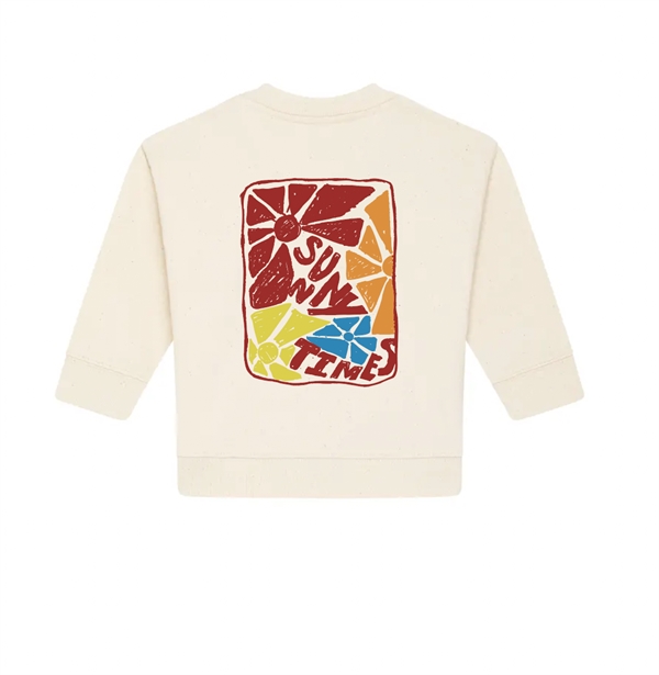 North Shore Surf - Crewneck “sunny times” baby - White